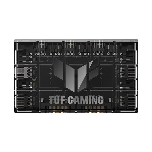 ASUS TUF GAMING TFH-01 fan hub 6 fan control ARGB+PWM/dual SATA power supply/overcurrent & short circuit protection/magnetic design/running indicator light