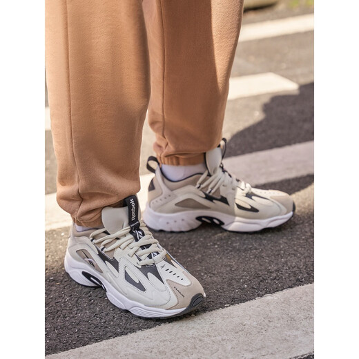 Reebok men and women couple DMX 1200 classic sports casual fashion retro comfortable dad shoes DV9226-white_blue 34.5