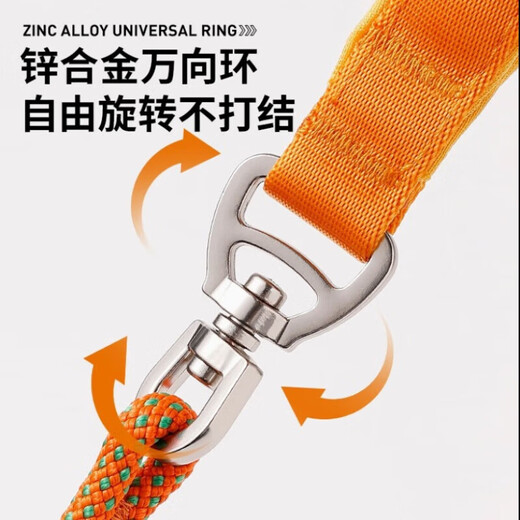 Tanbeiman p rope dog leash dog leash p chain leash large, medium and small dog competition grade dog training rope leash dog walking chain competition grade P rope - 1.5 meters adjustable / suitable for 5-70 Jin Jin equal to 0.5 kg for dogs within competition grade P rope / anti-knot / dog training style space cotton handle + professional climbing rope