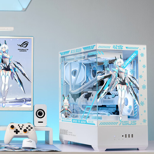 ASUS Comet A01 Chassis Sea View Room unterstützt M-ATX/Neptune Main Sea View Room Chassis Support-ATX Board Säulenloser Desktop-Gaming-Computer Hauptgehäuse Comet SI-A01 Fubuki unterstützt M-ATX (Lichtplatine nicht im Lieferumfang enthalten)