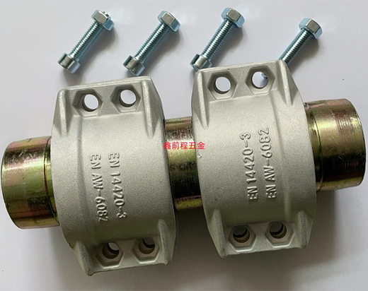 
Kezhitu customized 2817/EN14420-3 aluminum alloy two-half buckle with carbon steel hose direct hose extension and breaking pipe docking DN25/1 inch half-stuck joint