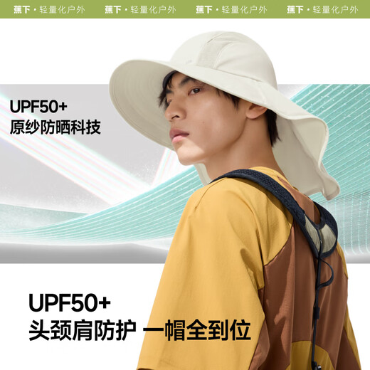 Beneunder sun hat men's summer mountaineering hat neck protection integrated fisherman hat sun protection sun hat fishing hat gift black