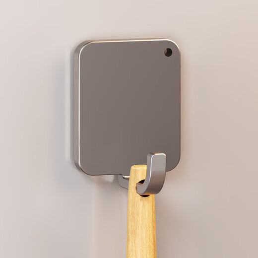 MNICN gas water heater shield magnetic suction pipe decorative hole board kitchen natural gas ugly board storage rack magnetic suction - gun gray small hook 1 (load capacity 1Jin Jin is equal to 0.5 kg)