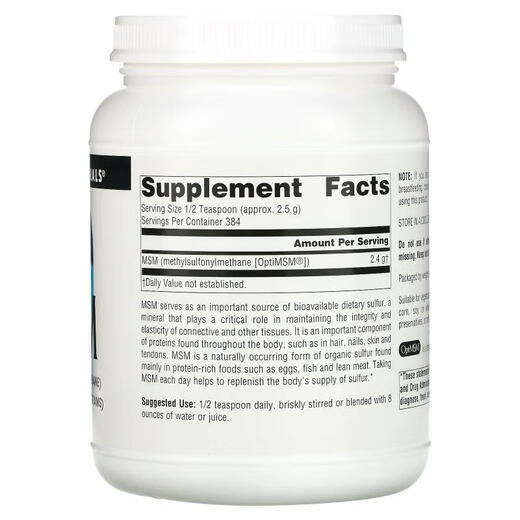 Source Naturals MSM 粉，35 盎司（1000 克） 35盎司1283
