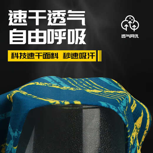 跑步吸汗束发带女健身时尚止汗发箍夏季街舞篮球男透气速干头带 炫彩绿