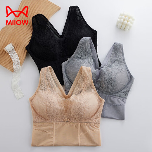 
Cat Man (MiiOW) Belly Vest Women's Thin Breathable Plastic Body Clothes No Strip Tightening Clothes with Body Clothes with Chest Pad Embroidery Skin Tone 2XL 114-126Jin[Jin equals 0.5 kg]