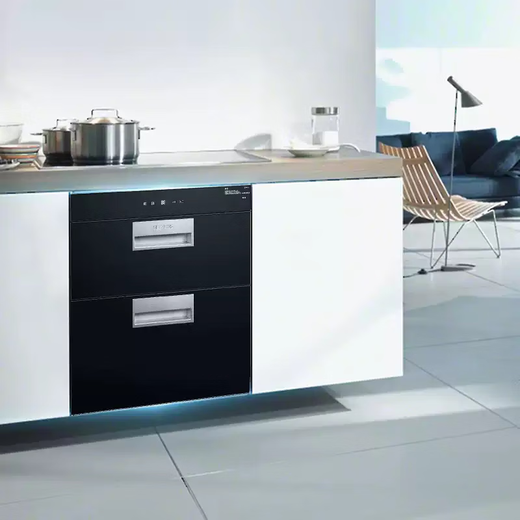 SIEMENS embedded disinfection cabinet double door household 90 liters large capacity high temperature ultraviolet ozone two-star disinfection tableware cabinet tableware drying newbie coupon HS223601W two-star 90L