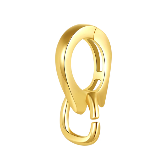 Senyong's new product 18K gold buckle pearl necklace bracelet various pendants versatile buckle detachable opening pendant buckle large size 18K gold yellow one