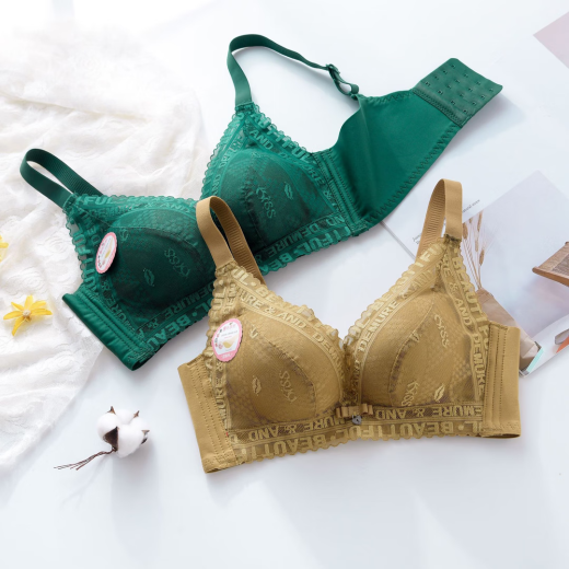 Frauenunterwäsche versammeln kleine Brüste und sehen große und verdickte Tassen 5 cm ohne Stahlringe und Brüste aus, um zu verhindern, dass der sexy Spitze BH 878# Hautfarbe 70B [verdickte Tasse 5 cm]