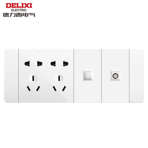 Delixi Electric 118 Тип четырехпозиционного кабельного телевидения компьютер шестиуль