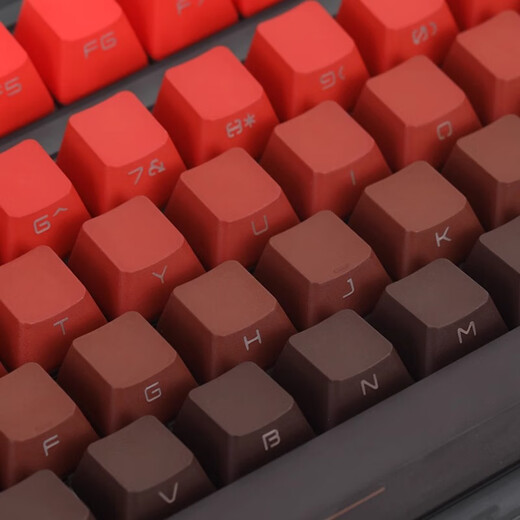 Belly spirit mk870 blackberry side engraving mechanical keyboard Bluetooth wired wireless Bluetooth customized computer game silent office [three mode] Obsidian + Hongyun head engraving KTT red axis [enjoy the silky smoothness]