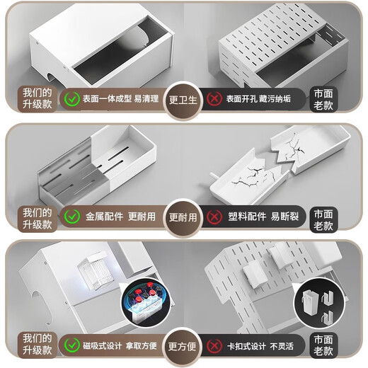 Mingtai gas water heater shield kitchen magnetic condiment rack wall-mounted pipe rack concealing decorative cover hook welfare model single layer 40cm