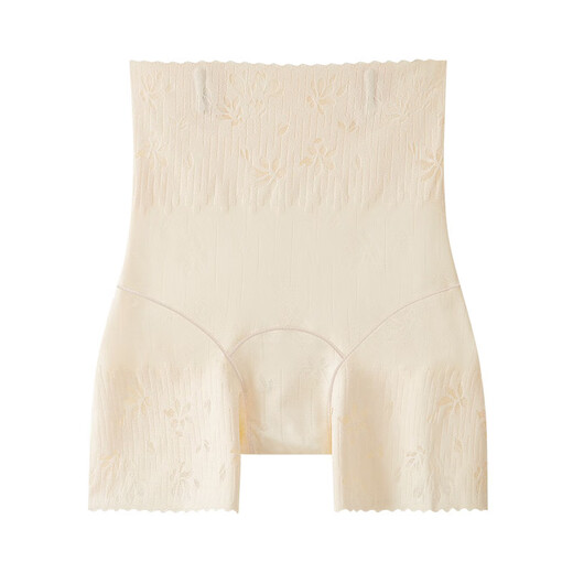 Catman cheongsam special high-waist tummy control pants to lift buttocks and shape the waist to tighten the tummy without leaving any trace thin safety leggings summer milk white M suitable for 80-100Jin Jin is equal to 0.5 kg