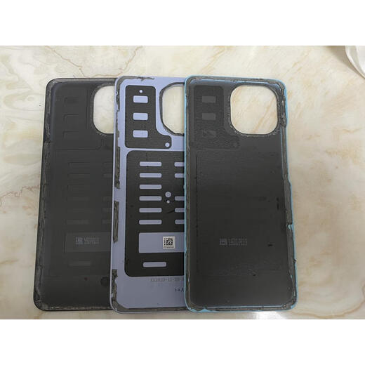 MIUI Xiaomi 11 original glass back cover 11pro disassembled back cover Original battery back cover Xiaomi 11 back cover black 9 new