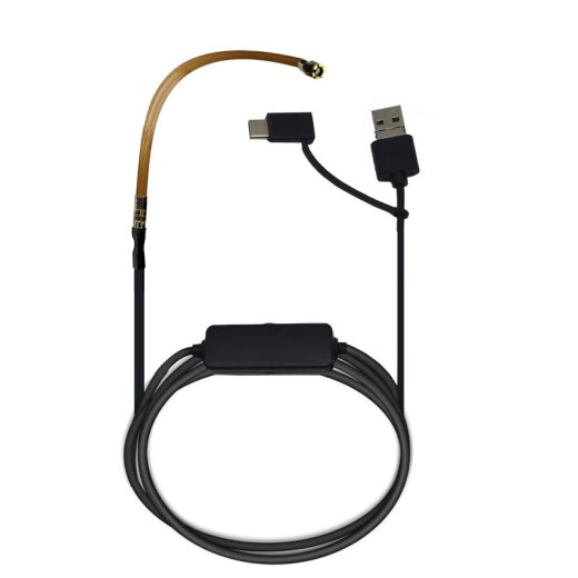 Ji Litian customized OV9734 endoscope camera module FPC soft cable tyep-c Android mobile phone ultra-fine endoscope 3 lens 88 depth of field 5-30mm 1.5 meters line length
