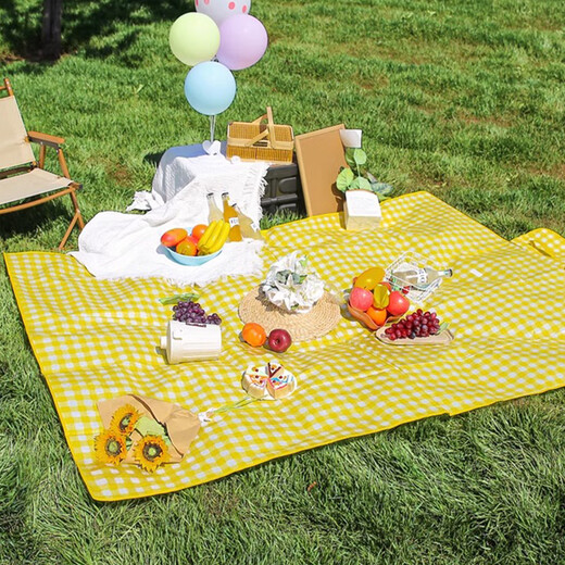 
Marriage and love picnic mat moisture-proof mat outdoor picnic camping beach tent floor mat spring outing cushion waterproof lawn mat