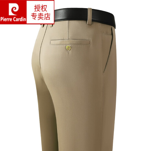 
Pierre cardin spring and summer thin trousers middle-aged straight casual pants formal dress dad elderly business suit men's pants [summer] trousers 9901 navy blue thin 29 [2 feet 2] waist circumference