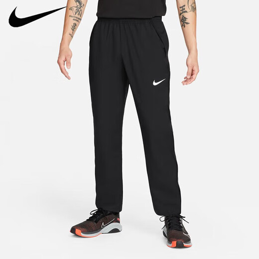 耐克（NIKE）两件套男运动套装 2025夏夏新款时尚外套立领夹克 休闲直筒长裤子 FB7500-010+DM6627-010 S