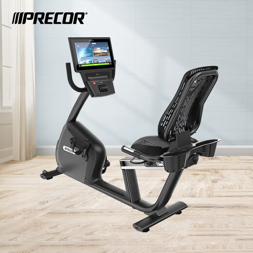 PRECOR exercise bike RBK885 backrest horizontal dynamic bicycle silent magnetic control indoor aerobic exercise equipment imported black
