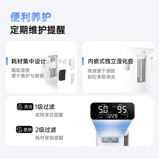 Omron (OMRON) 5L oxygen concentrator home medical grade oxygen machine for the elderly ultra-light sound atomized oxygen machine Y-5103W Omron (OMRON) 5L oxygen concentrator home medical grade oxygen machine for the elderly ultra-light sound atomized oxygen machine Y-5103W