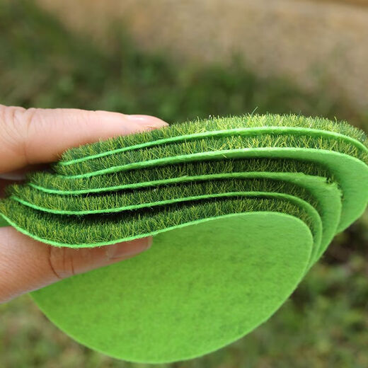 Ancient style fake lawn model desktop building green micro landscape simulation moss ecological bottle decorative bonsai grassland about 30 cm square ((measure the size you need)