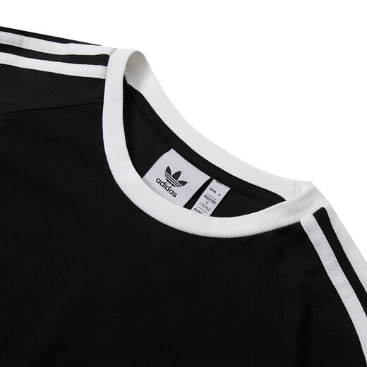 阿迪达斯 （adidas）三叶草纯棉长袖T恤男女同款25春夏季圆领宽松透气运动服学生上衣 IA4877 M
