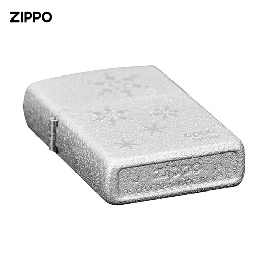 ZIPPO打火机正版芝宝男士打火机个性定制送男友礼物 雪花-5【单机无油】TC9901QT