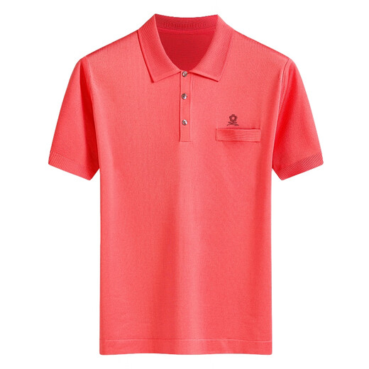 
Mengtejiao French Mian Silkworm i Silk Short Sleeve T-shirt Men's Loose and Bright Silk T-shirt Top Dad's Clothes 688 Xinjiang Zihong 4XL 190 Suggestions 190-210Jin [Jin equals 0.5 kg]
