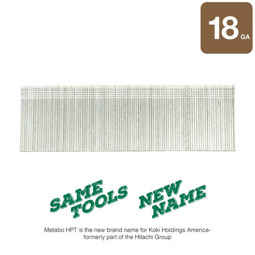 Metabo HPT 11/2 inch No. 18 polished nails 5 000 14107SHPT