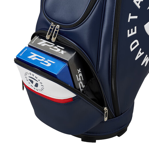TaylorMade Taylormay Golf Bag Männer und Frauen 25 neue Kapazität Leichte Standard -Tasche tragbarer Auto Clutch Bag M13564 Navy Golf Tasche