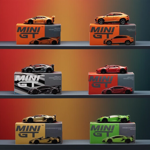[Место для мастерства] Mini GT 1:64 Lamborghini SVJ Kantash Big Niu Alloy Automobile Model A [1/64 Minigt #687 GT3 E Отправить коробку для защиты животных