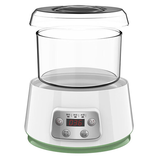 Shiyu Haushalt Joghurtmaschine Multifunktionales Glas geteiltes Tasse hausgemachte Fermentation große Kapazität Natto Reismaschine Weiße Paket 5