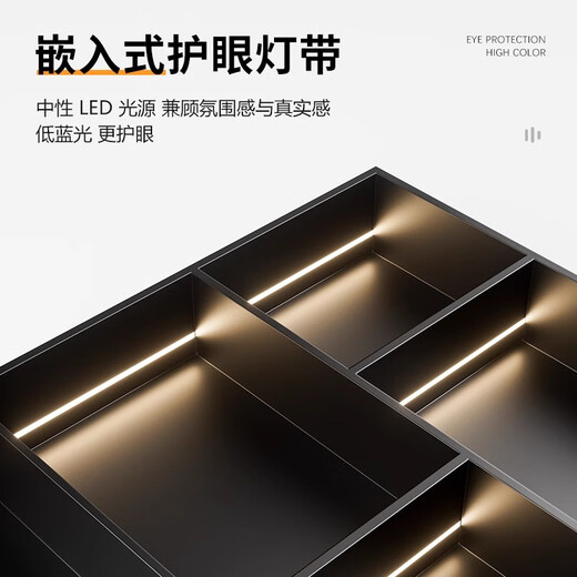 Luodishi customized smart mirror aluminum alloy frame project hotel mirror apartment bathroom mirror custom bathroom stainless steel niche niche size customization