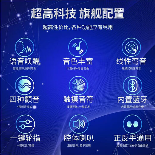 新锐新锐[官方]2025新款XR6000电吹管国产正品电萨克斯电子笛专业乐器 新锐6000黑色中配（音响）
