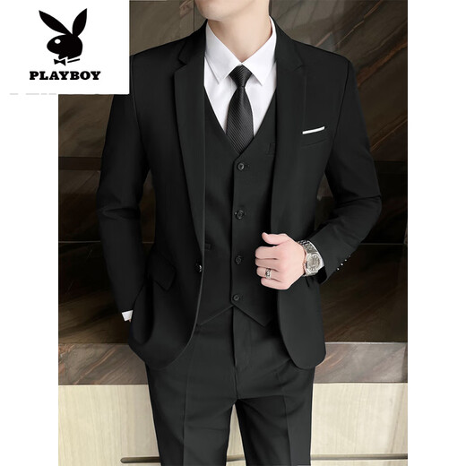 Playboy (Playboy) Мужской костюм набор ка простого бизнеса профессиональный форум корейский стиль жених свадебный коид.
