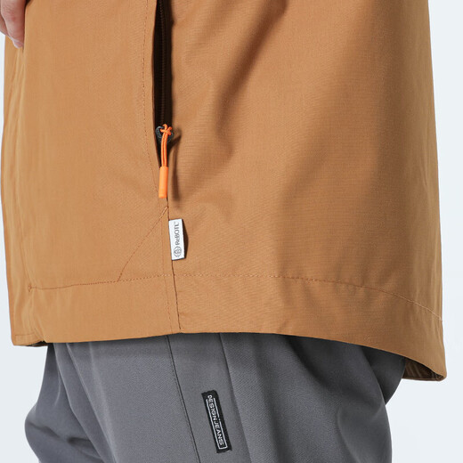 添柏岚（Timberland）冲锋衣男外套春夏新款户外徒步登山服防水透气硬壳工装夹克A695W A695WP47 小麦色 XS