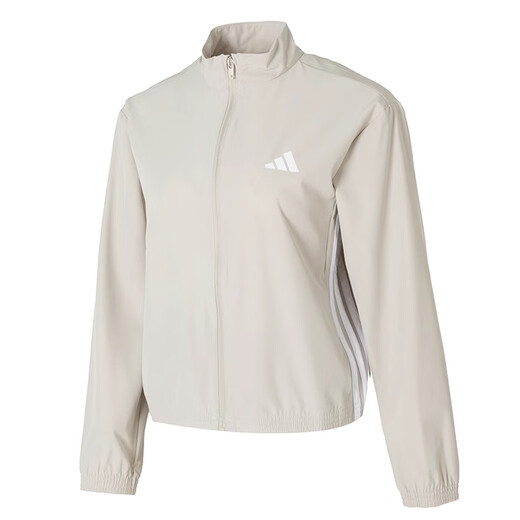 
Adidas women's clothing 2025 spring new TE 3S WOVEN JKT jacket JE6173 shallow khaki JE6173 M