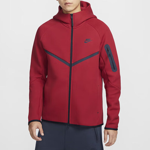 耐克（Nike）夹克男装上衣 2024春季新款CNY龙年限定梭织运动服休闲连帽外套 HV0950-687红色 S