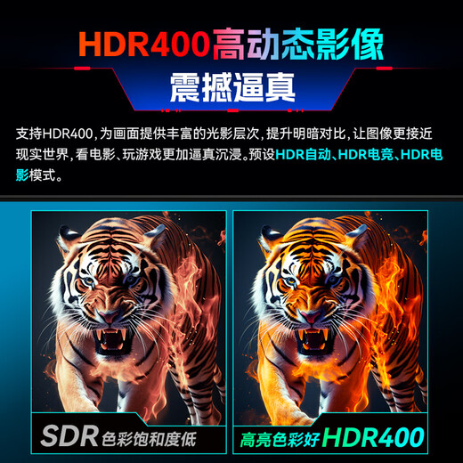 泰坦军团27英寸 2K高清 原生200Hz 专业电竞显示器 FastIPS硬件低蓝光HDR400广色域1ms 10Bit高刷版P2710R2