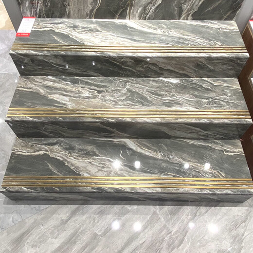 Pupan Arco Edge Glaspado GRAZADO Gold Gole Groove Gold Wild Steir Steir Tiles de mármol de mármol 12811
