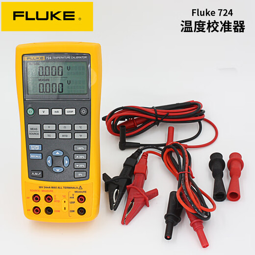 Fluke F724 Процесс -сигнал генератора ггроэтлежа калибратор калибратор калибратор калибратор калибратор калибратор калибратор F724 (включен в счетом)