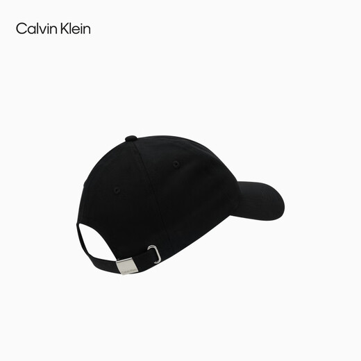 Calvin KleinJeans【明星同款】25春夏新款男女ck刺绣纯棉棒球帽礼物4G5004G UB1-太空黑 均码