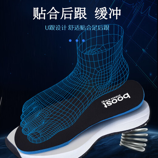 Huabaochi 2 pairs of sports insoles for men, breathable, sweat-absorbent, shock-absorbing, soft, women's running soft elastic cushioning, white shoe leather shoe insoles, black, 2 pairs, size 43-44 (can be cut)