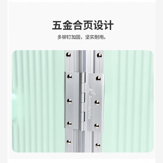 未止 退伍纪念品行李箱多功能20寸高颜值大容量 灰 WZHL-15918