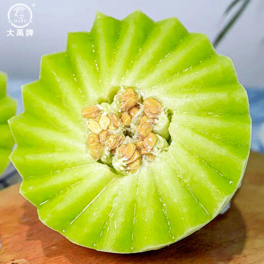 Dayu Jade Mushroom Melon Seeds White Skin Ice Cream Honey Sweet Melon Seeds Super Sweet Early Mature Xin Yugu F1 Melon Seeds 10 capsules