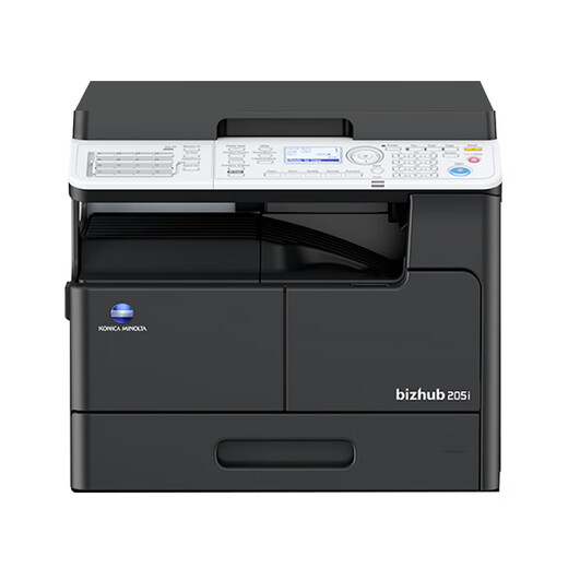 柯尼卡美能达 KONICAMINOLTAbizhub205i\/215i\/225i a3打印机复印一体机黑白复合机网络扫描（6180en升级 支持彩色扫描） 205i主机+双面器+双面自动翻转输稿器