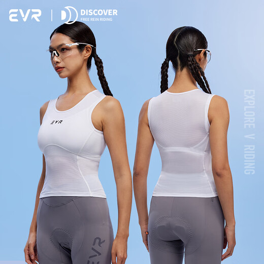 
EVR cycling sweatshirt sleeveless men and women long sleeve breathable quick-drying sports vest mountain road bicycle Discover short-sleeved sweatshirt-women M