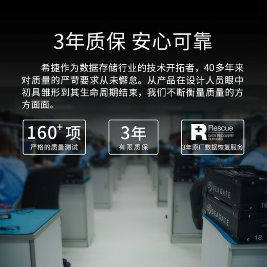 Seagate Mobile Hard Drive USB3.0 2.5-inch Mechanical Hard Drive Compatible with Mac New Ruiyi Series Original Data Recovery Dark Night Black 2TB