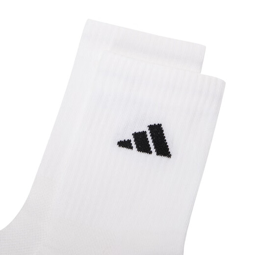 
Adidas (adidas) men's socks and women's socks 2025 summer new sports and casual socks fitness training breathable wear-resistant mid-tube socks JC9272/black, white and gray mid-tube/three pairs [M]Suggested shoe size: 39-42/24-26cm