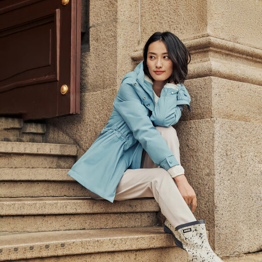 AIGLE autumn and winter MTD windproof, rainproof and warm outdoor casual fishtail cotton women's jacket